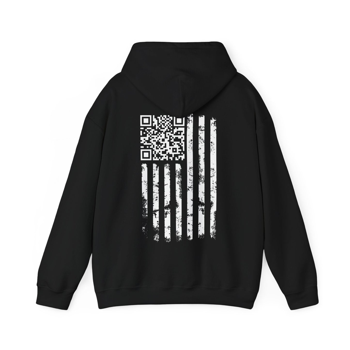American Flag QR Code Hooded Sweatshirt The Devil's Pickle