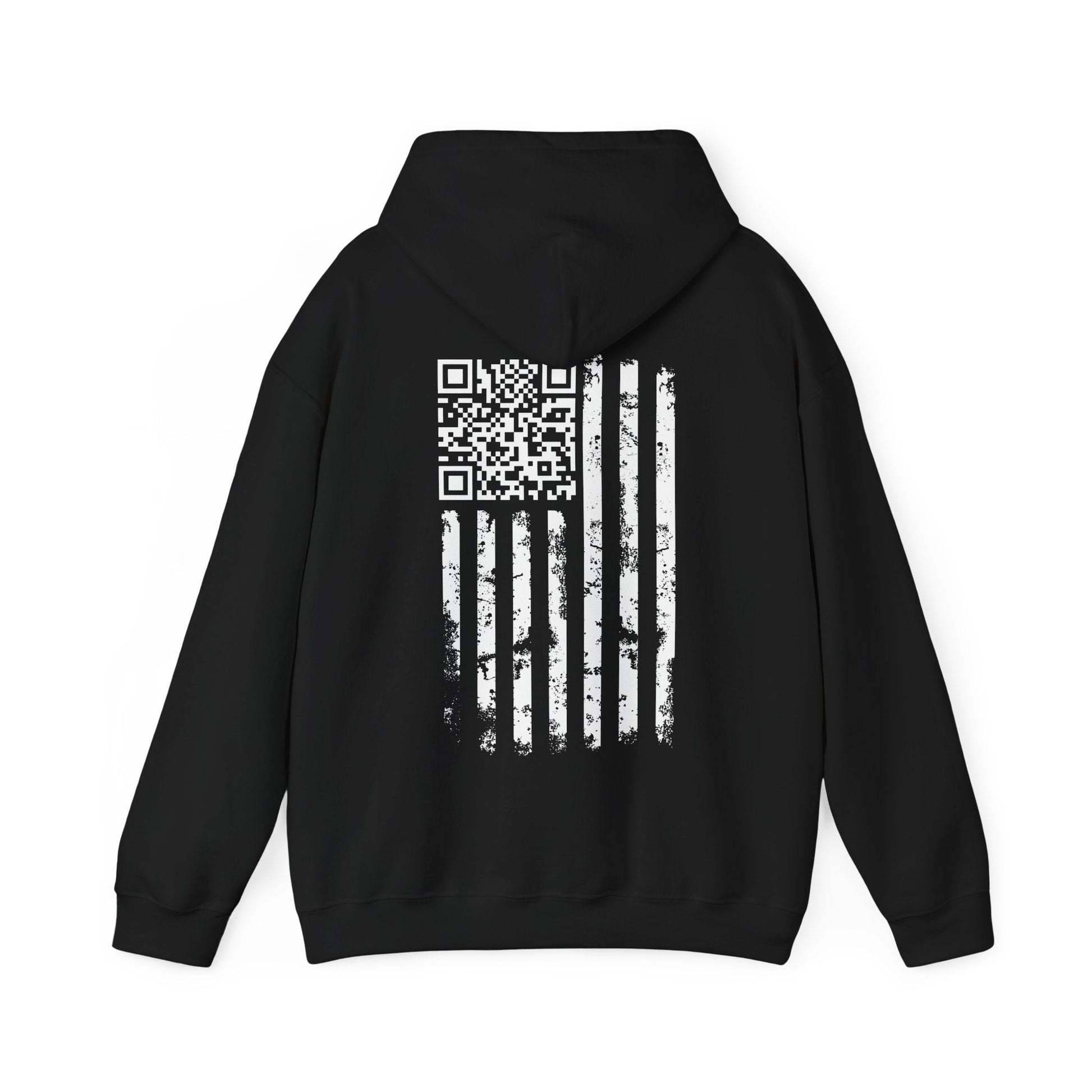 American Flag QR Code Hooded Sweatshirt The Devil's Pickle