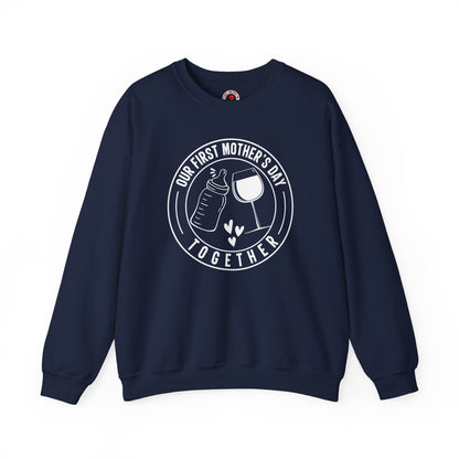 Our First Mothers Day Together Crewneck Sweatshirt The Devil's Pickle