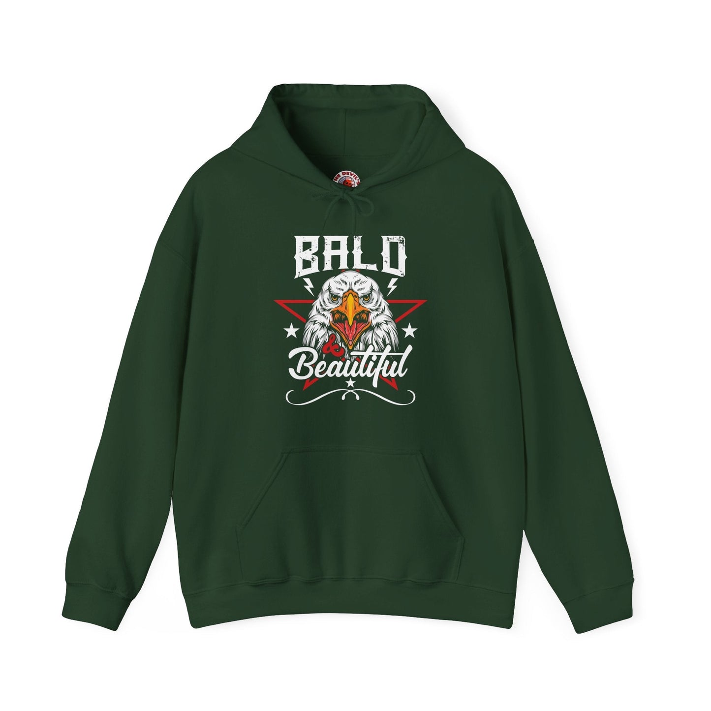 Bald And Beautiful Hooded Sweatshirt The Devil's Pickle