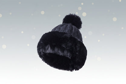 Women’s Winter Princess Mongolian Hat – Warm Plush Fur Fashion Hat FitiqueFit