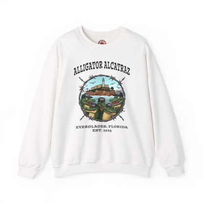 Alligator Alcatraz Crewneck Sweatshirt The Devil's Pickle