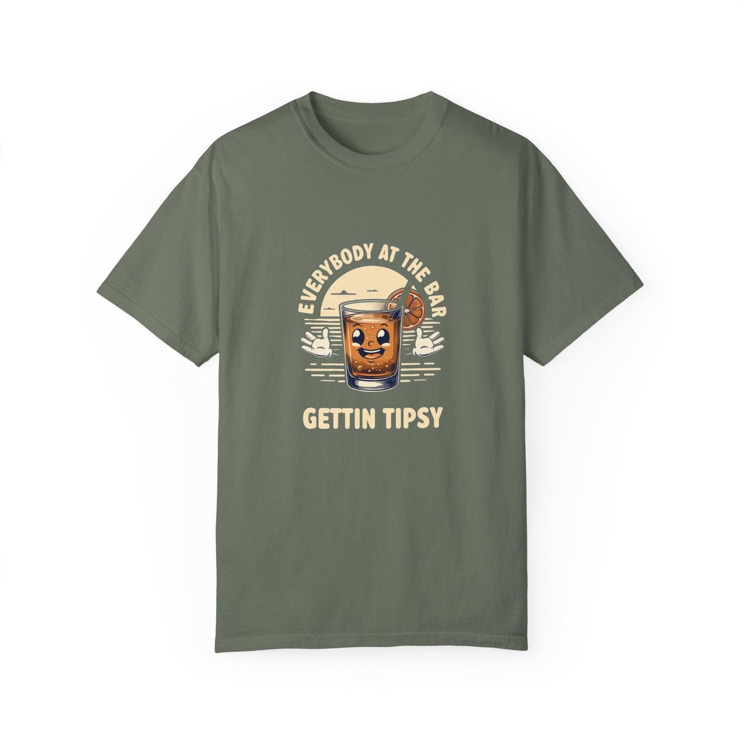 Everybody at the Bar Gettin Tipsy Unisex Garment-Dyed T-Shirt Country in My Heart
