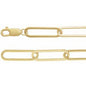 14K Yellow 6.2 mm Paperclip-Style 7" Chain Ethereal Legacy Boutiques
