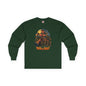 Axe Wielding Zombie Trick or Treat Long Sleeve Tee The Devil's Pickle