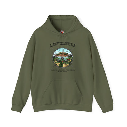 Alligator Alcatraz Hooded Sweatshirt The Devil's Pickle