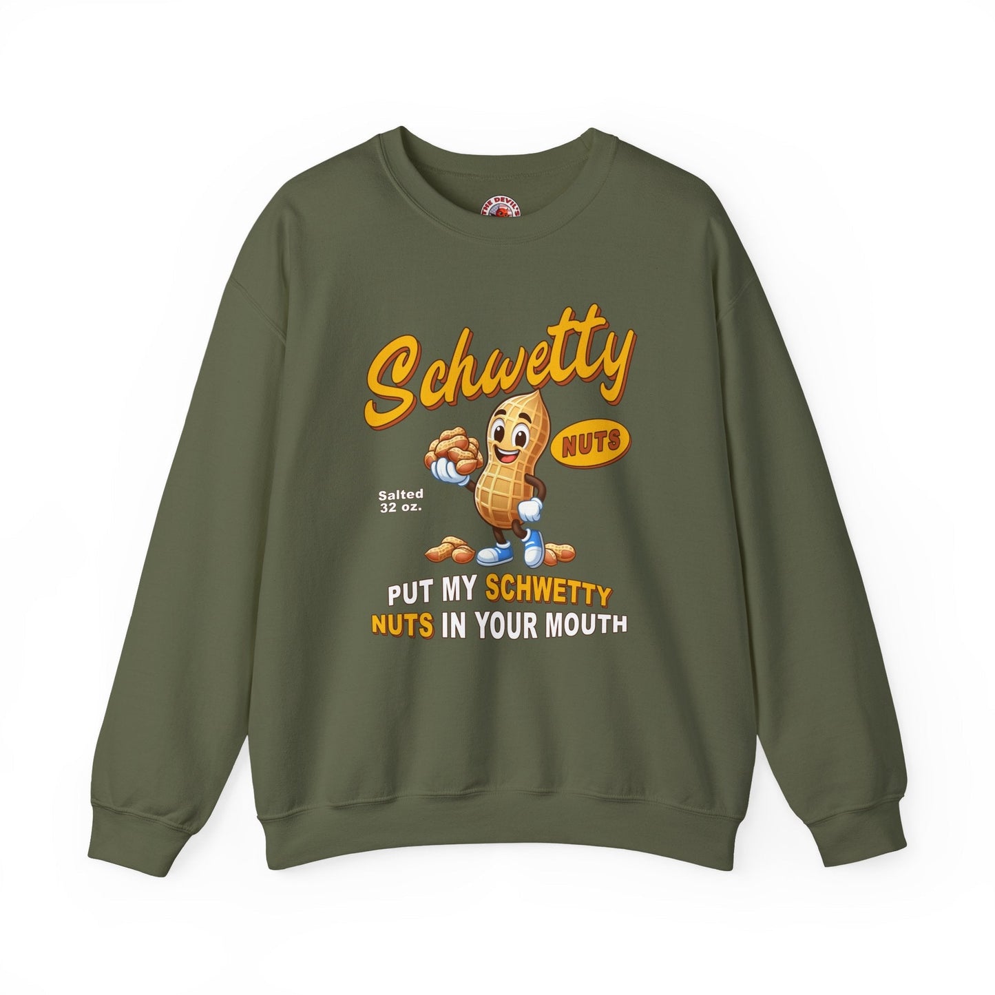 Schwetty Nuts Crewneck Sweatshirt The Devil's Pickle