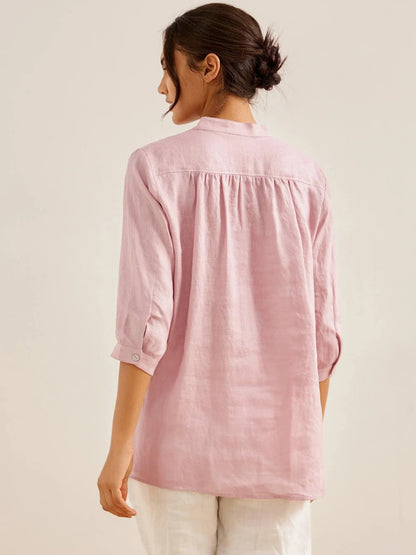 100% Linen Dress Shirt JOANNA LINTICO