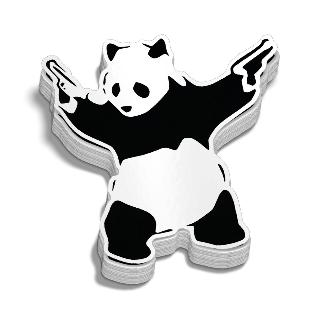 Panda Bandit Decal Armed American Supply