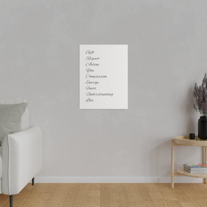 Matte Canvas, Stretched, 0.75" Grayceful LLC