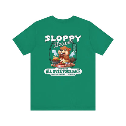Sloppy Beaver BBQ Back T-Shirt The Devil's Pickle