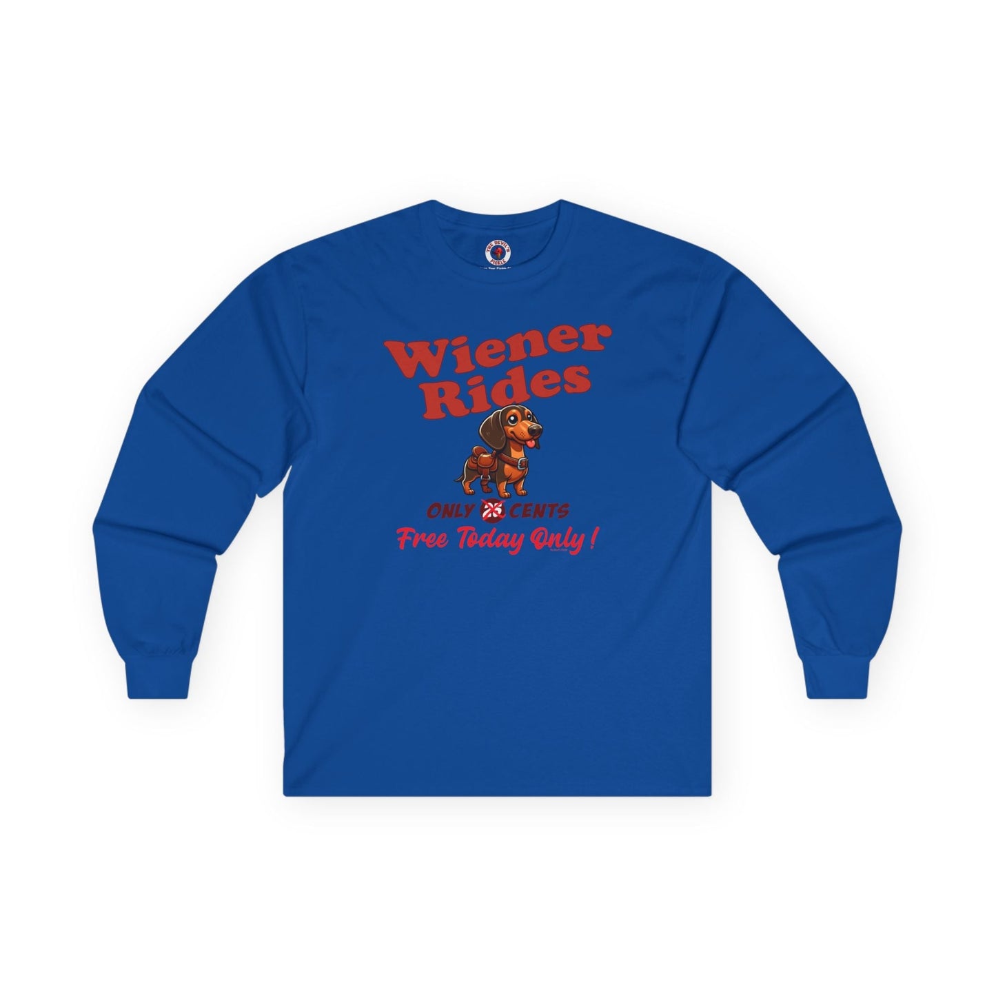 Free Wiener Rides Long Sleeve Tee The Devil's Pickle