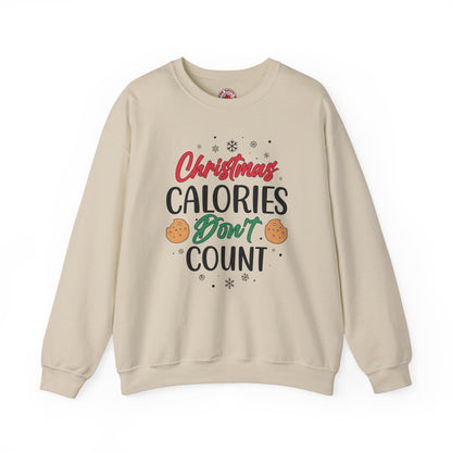Christmas Calories Don't Count Crewneck Sweatshirt The Devil's Pickle