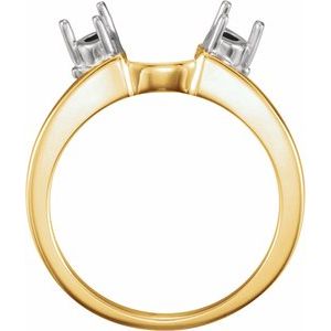 Sterling Silver 3.4 mm Wrap-Style Ring Enhancer Mounting Ethereal Legacy Boutiques
