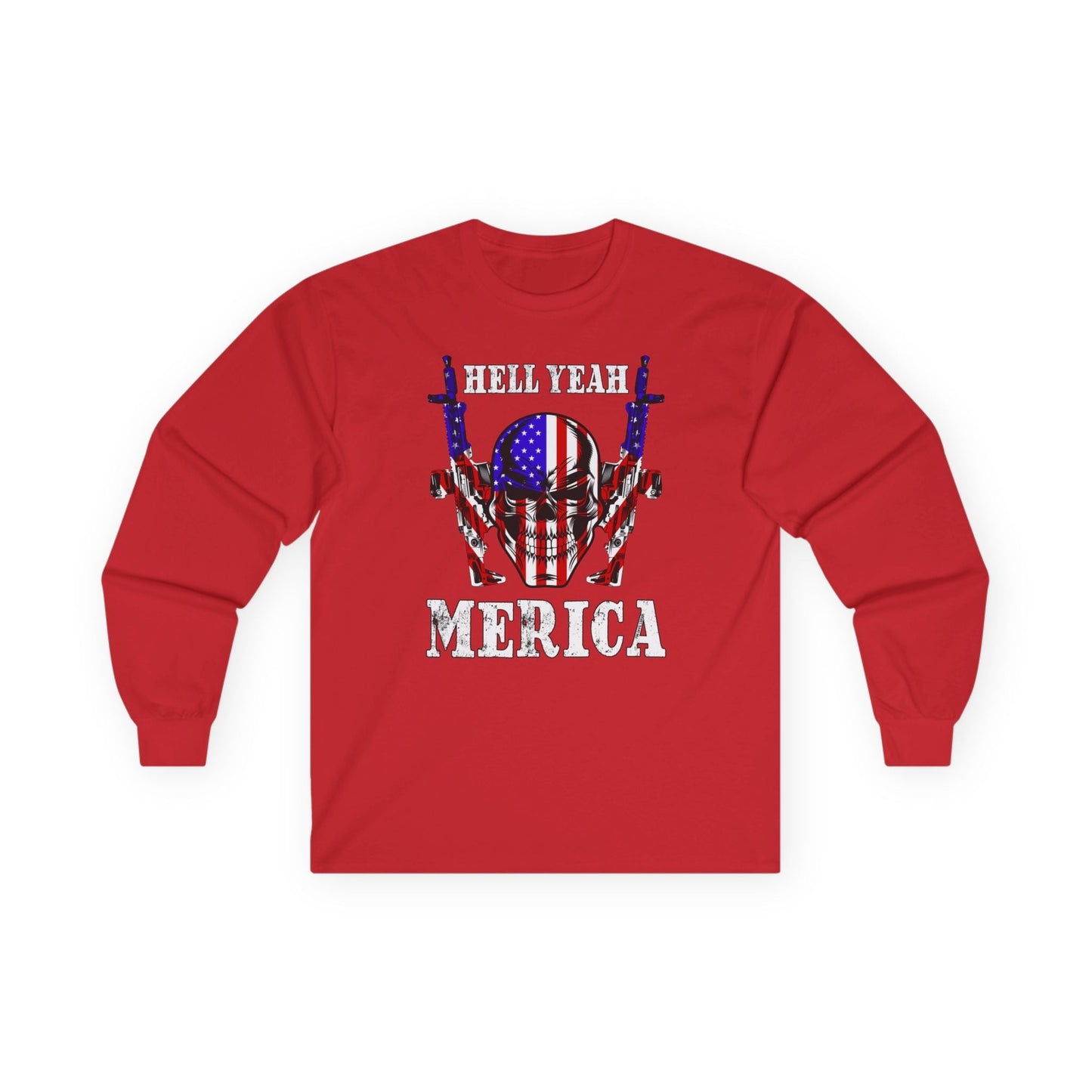 Hell Yeah Merica Long Sleeve Tee The Devil's Pickle