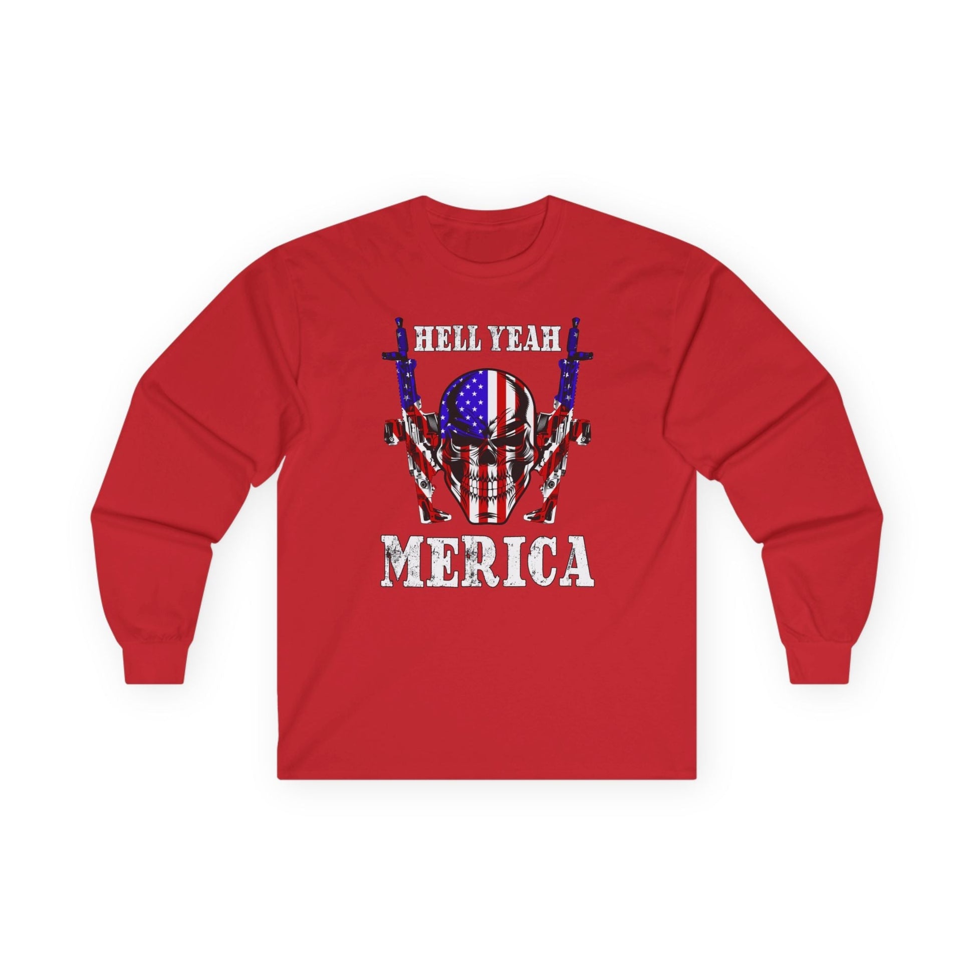 Hell Yeah Merica Long Sleeve Tee The Devil's Pickle