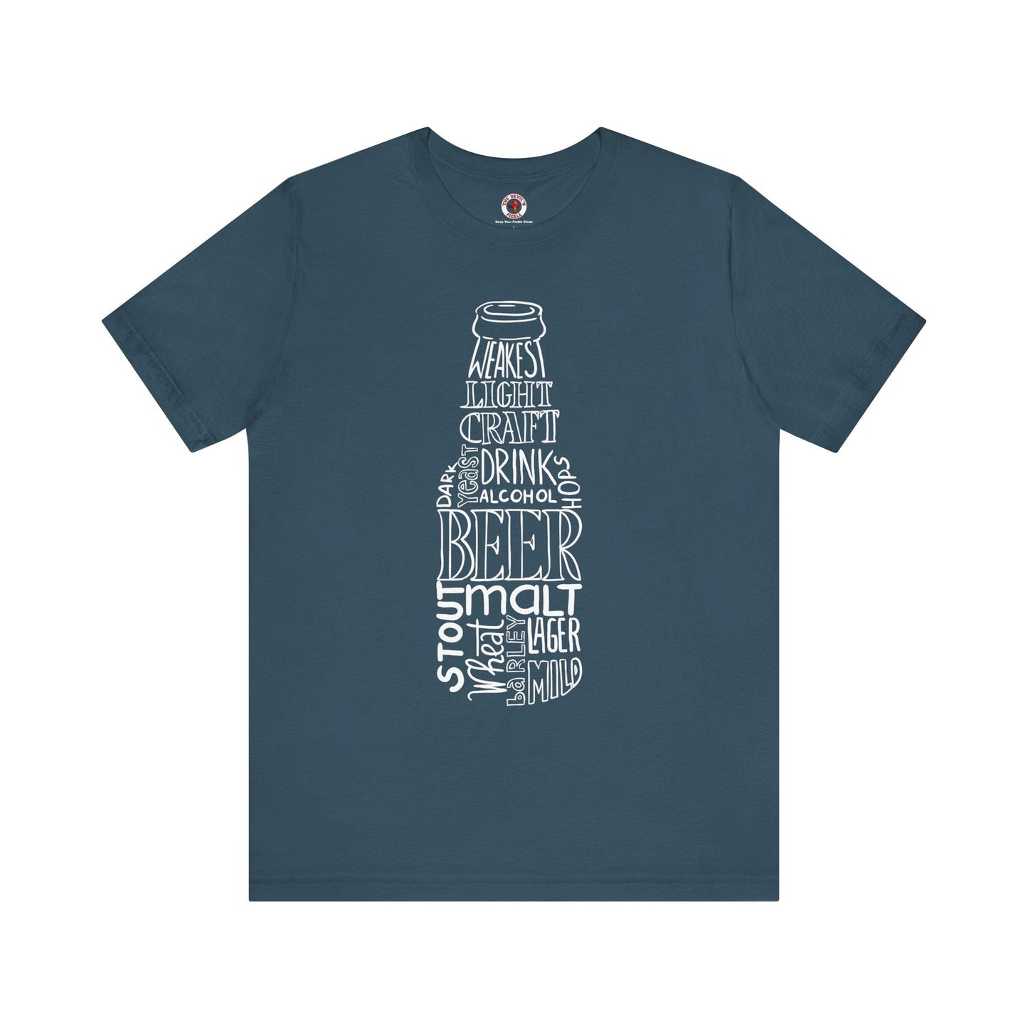 Beer Bottle of Words T-Shirt The Devil's Pickle