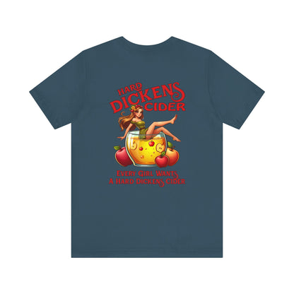 Hard Dickens Cider Front/Back T-Shirt The Devil's Pickle