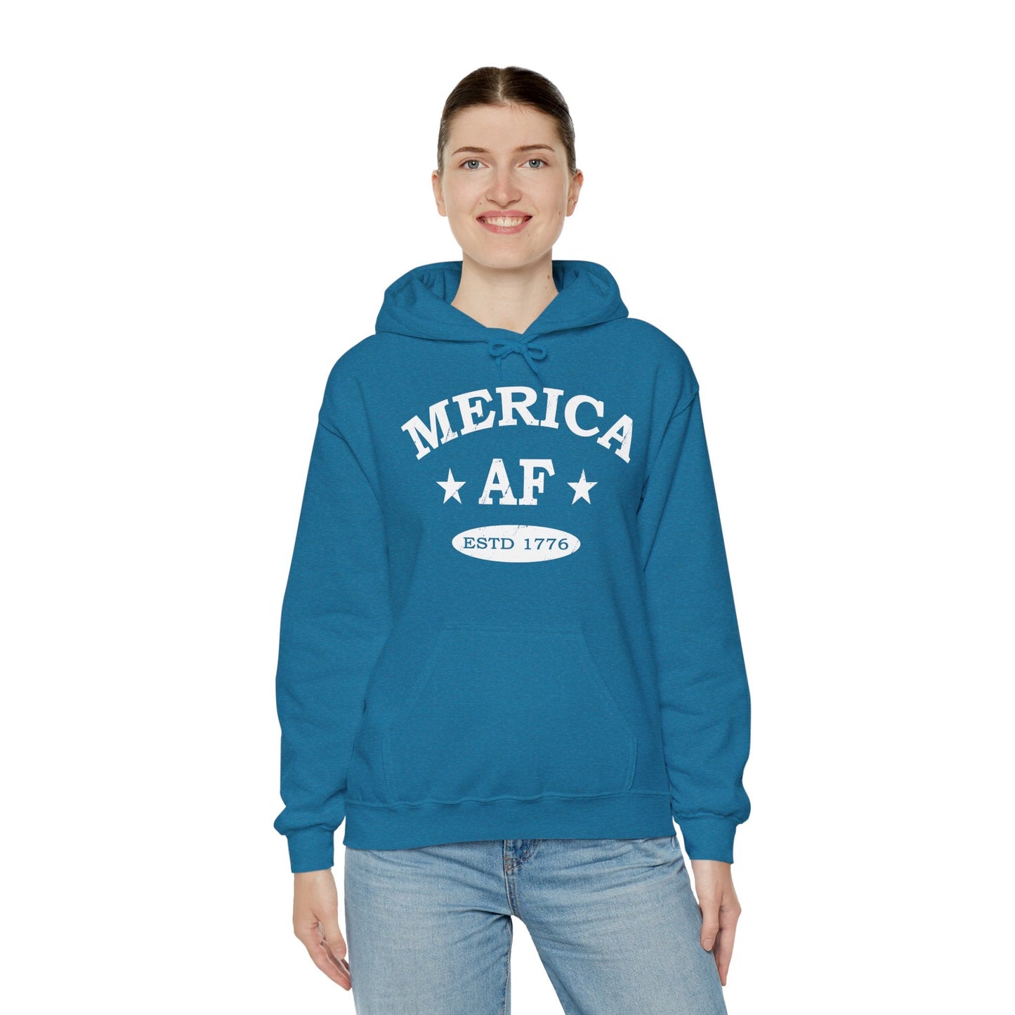 Merica AF Hooded Sweatshirt The Devil's Pickle