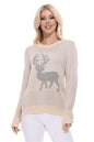 Deer Jacquard Christmas Pullover Sweater Shop Style & More | Fresh Looks, Everyday Deals & Free Shipping