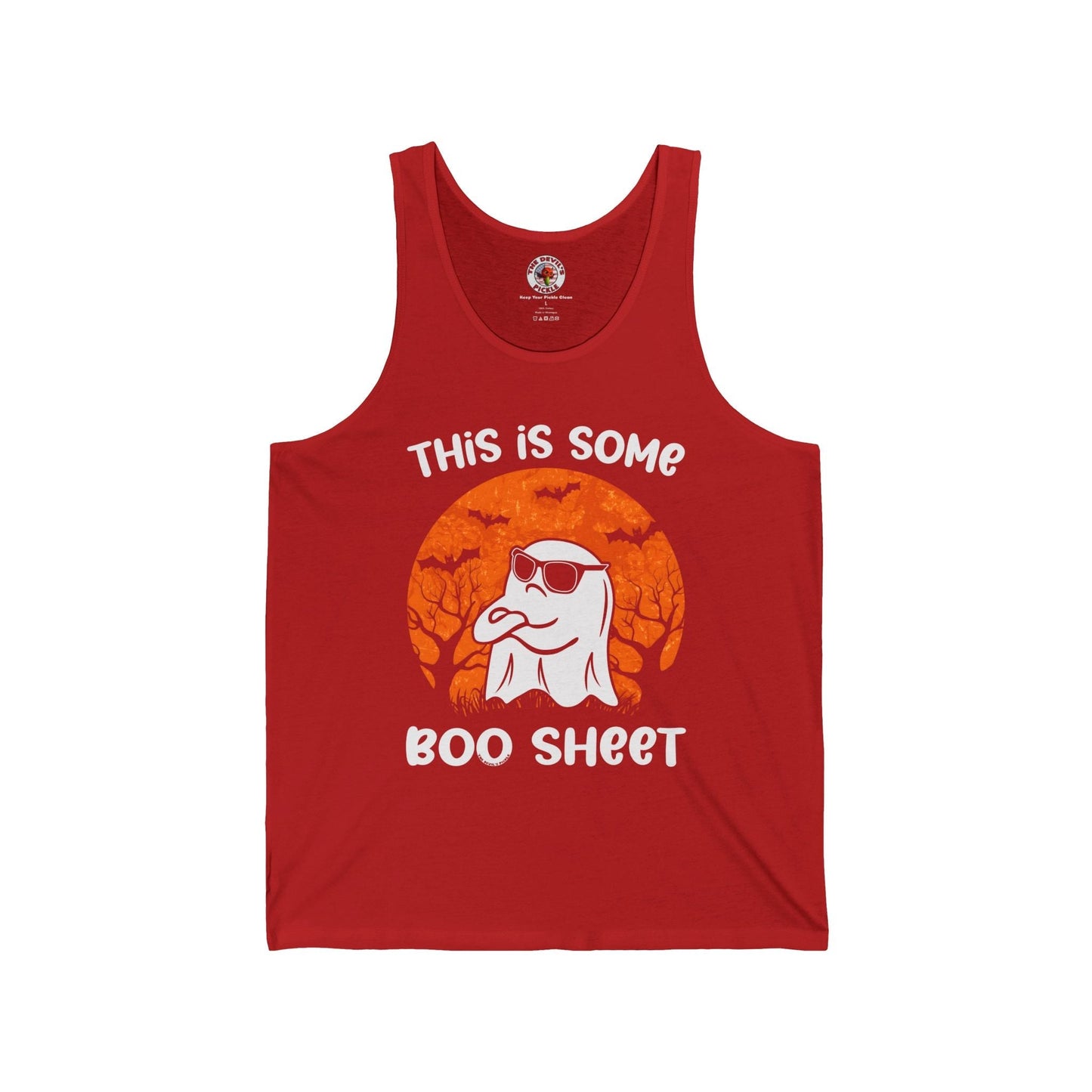 This Is Some Boo Sheet Tank Top The Devil's Pickle