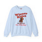 Free Wiener Rides Crewneck Sweatshirt The Devil's Pickle