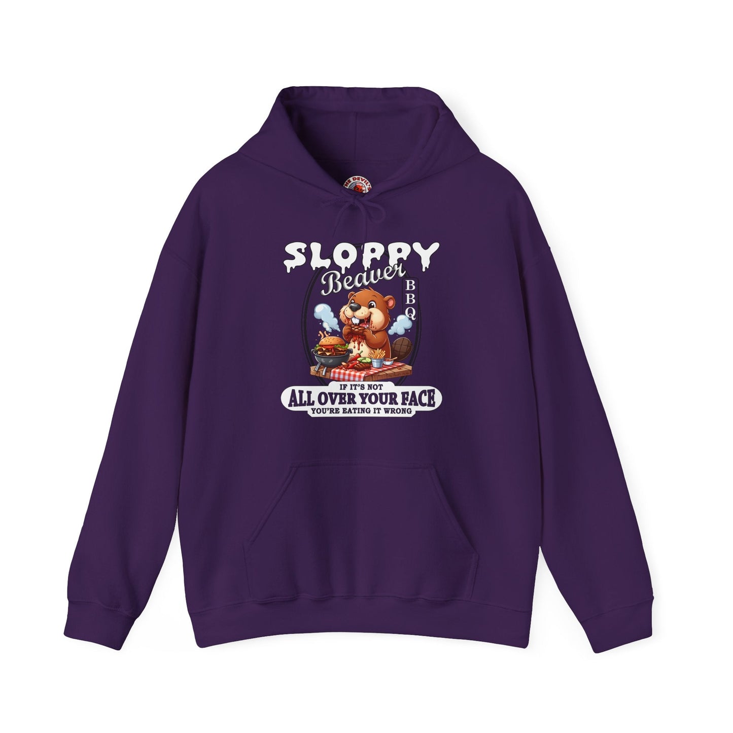 Sloppy Beaver BBQ Hooded Sweatshirt The Devil's Pickle