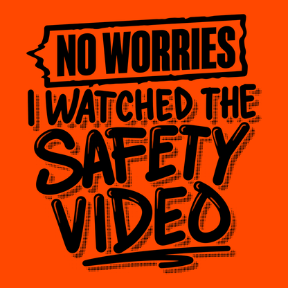 Watched the Safety Videos - Safety Hi-Vis Hoodie Workwear Armed American Supply