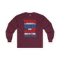 Merica Drinkin Booze And Refusin To Lose Long Sleeve Tee The Devil's Pickle