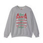 Dear Santa All I Want Is a Fat Bank Account Crewneck Sweatshirt The Devil's Pickle