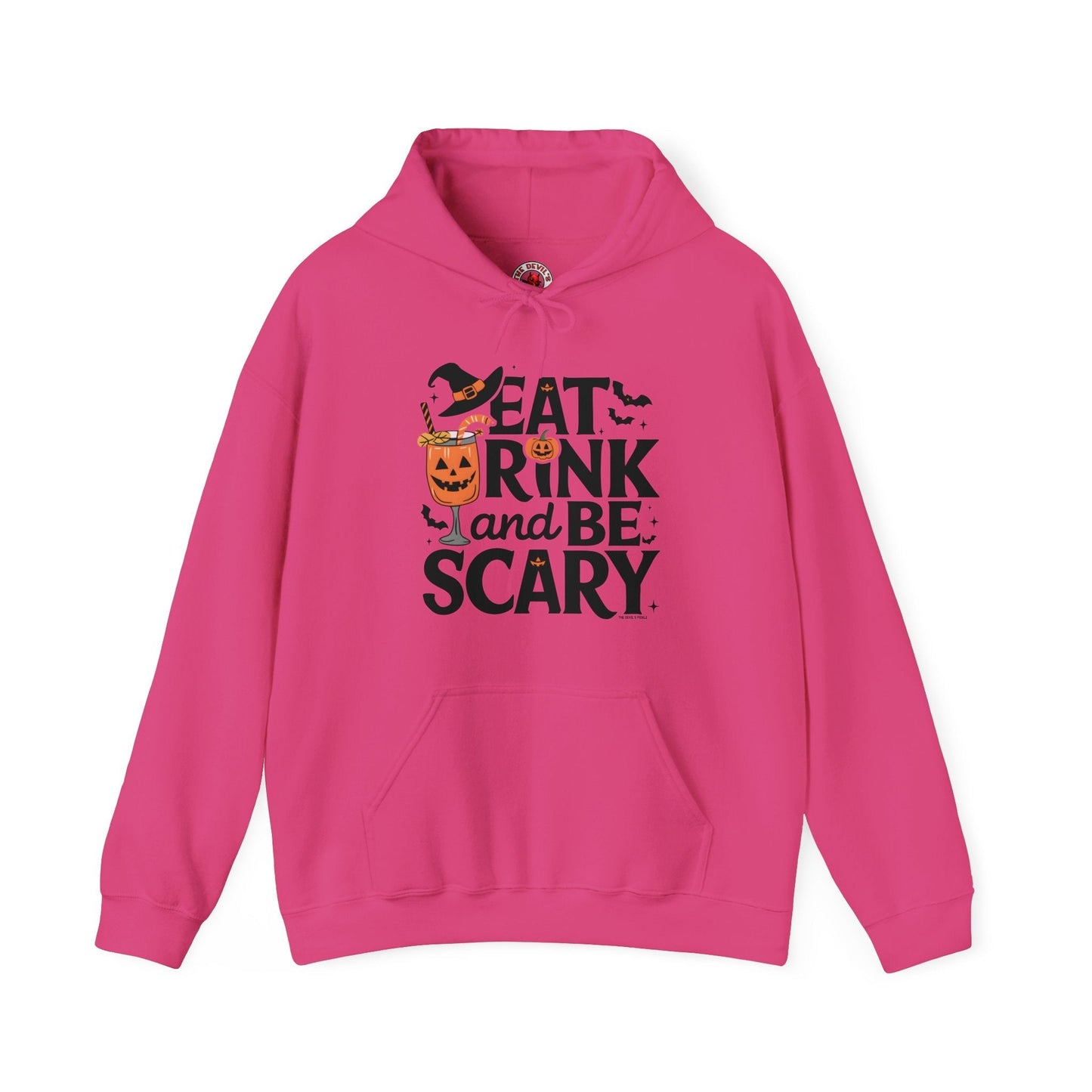 Eat Drink and Be Scary Hooded Sweatshirt The Devil's Pickle