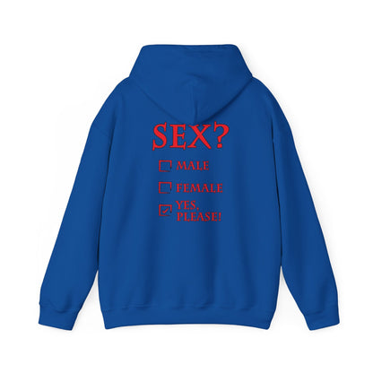 Sex? Yes, Please Hooded Sweatshirt The Devil's Pickle