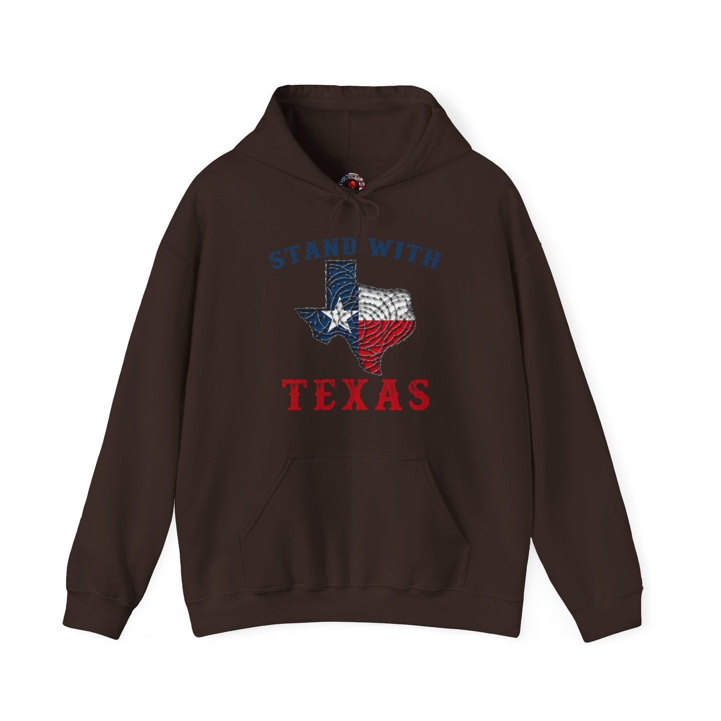 Stand With Texas Hooded Sweatshirt The Devil's Pickle
