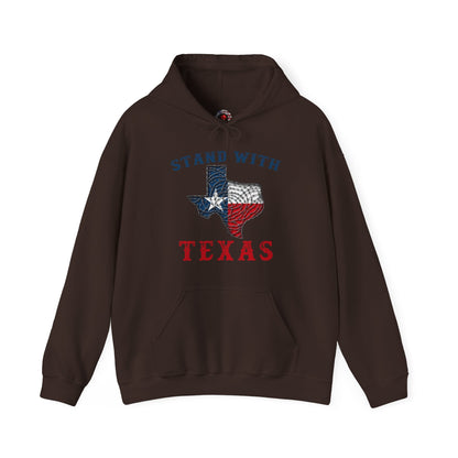 Stand With Texas Hooded Sweatshirt The Devil's Pickle