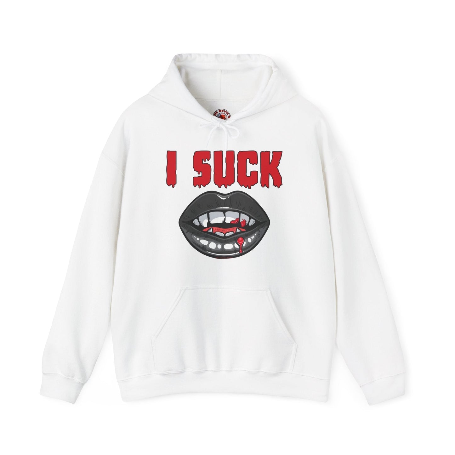 I Suck Hooded Sweatshirt The Devil's Pickle