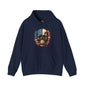 American Flag Skull Hooded Sweatshirt The Devil's Pickle