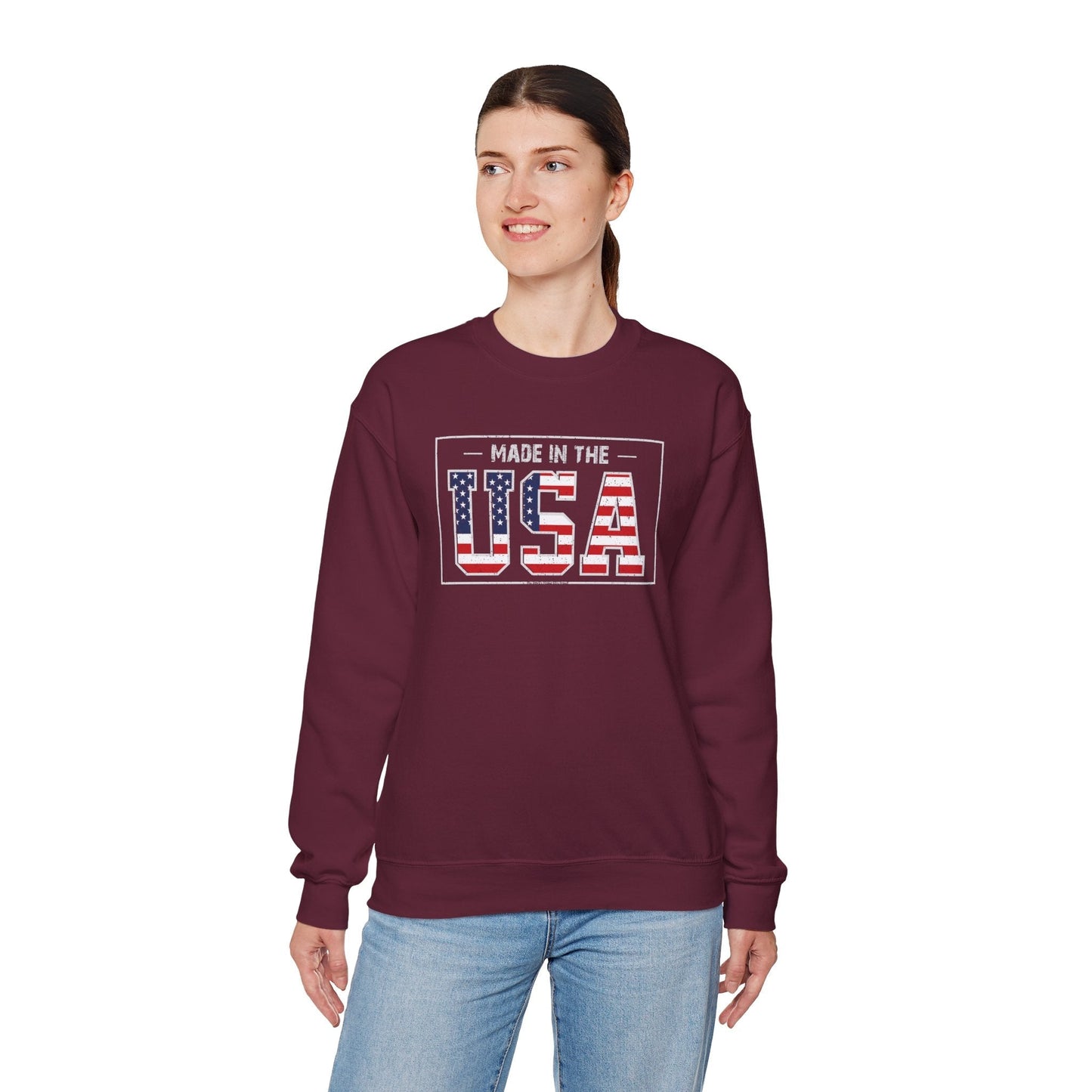 Made In The USA Crewneck Sweatshirt The Devil's Pickle