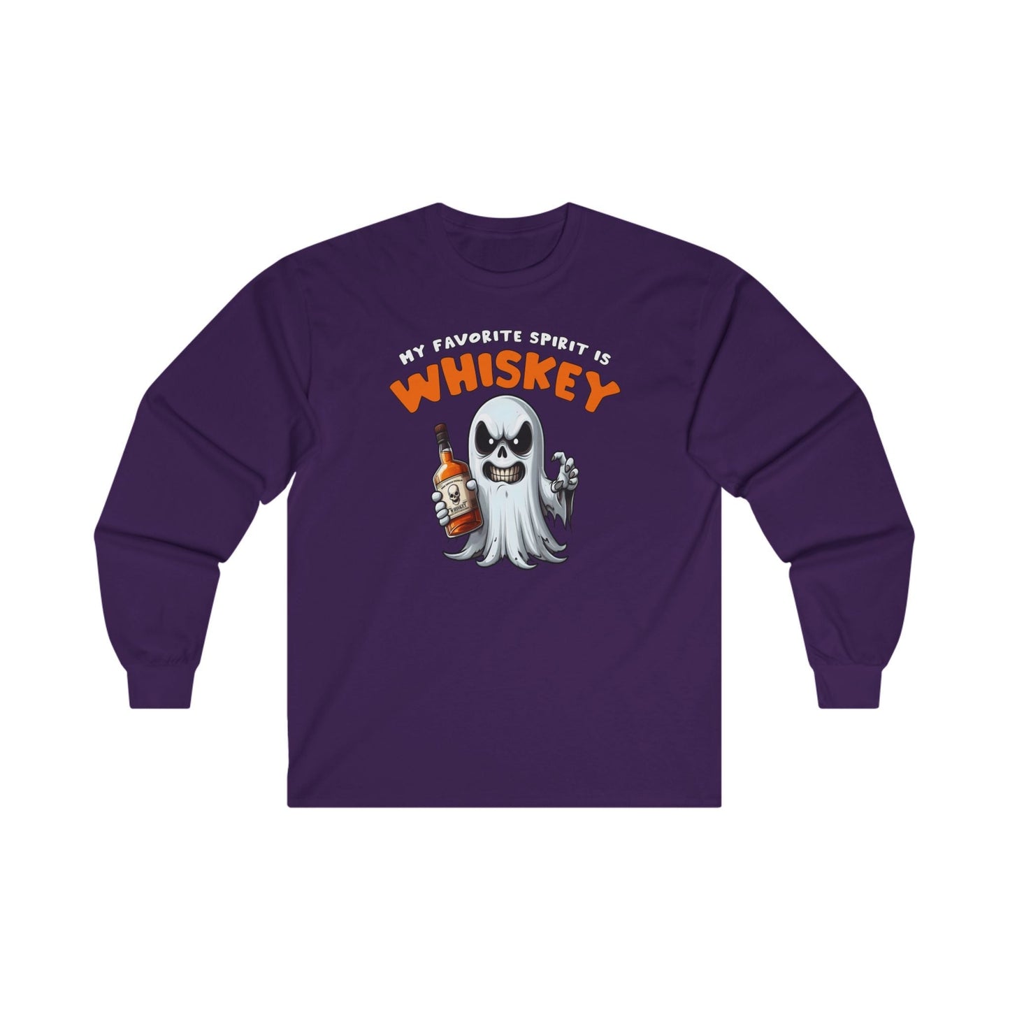 My Favorite Spirit Is Whiskey Long Sleeve Tee The Devil's Pickle