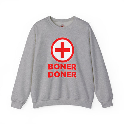 Boner Doner Crewneck Sweatshirt The Devil's Pickle