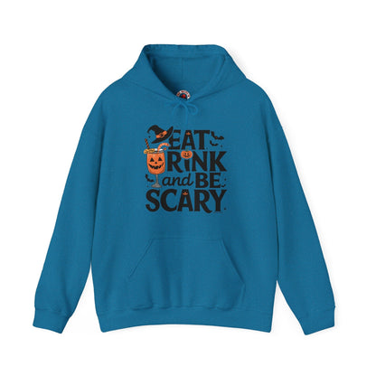 Eat Drink and Be Scary Hooded Sweatshirt The Devil's Pickle