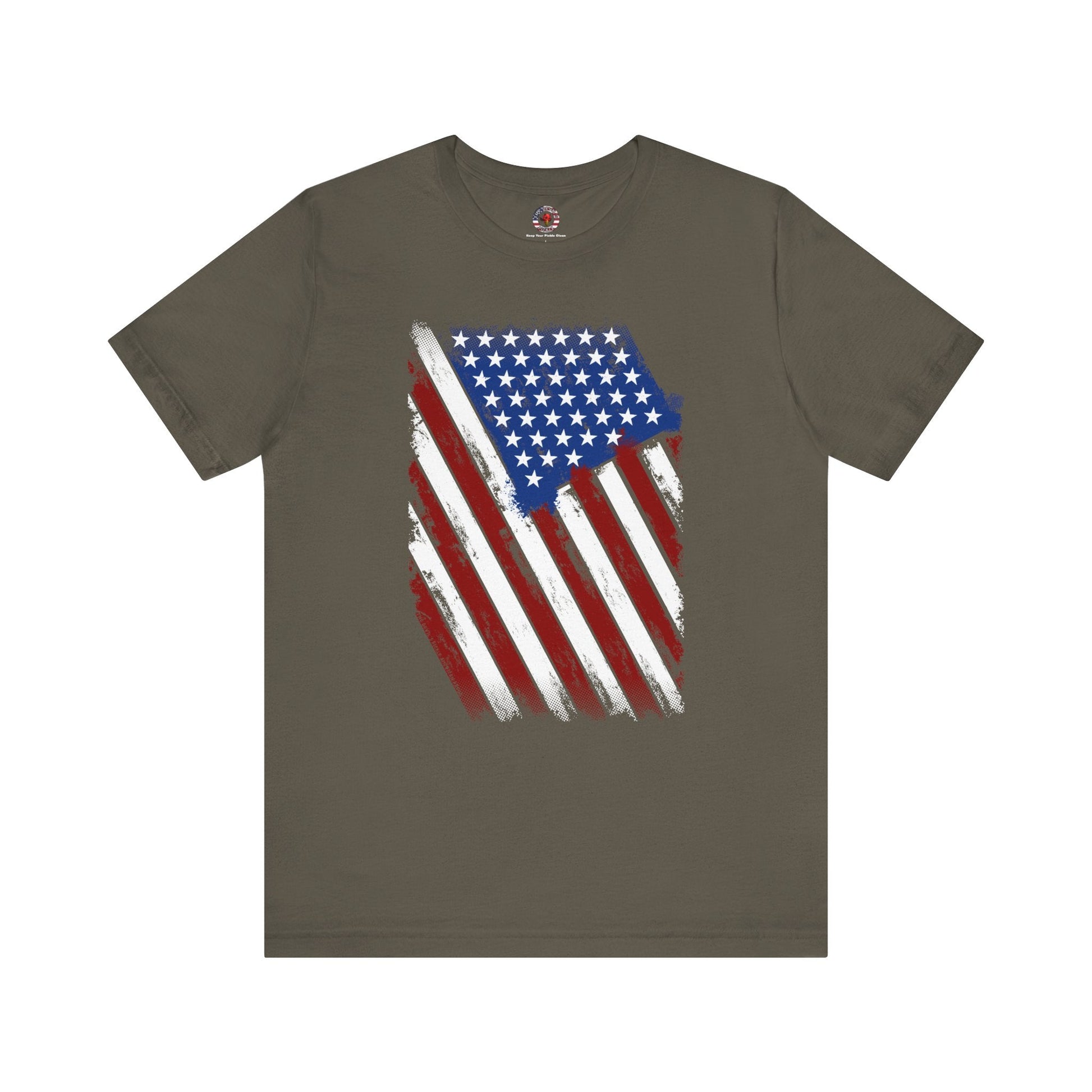 Distressed American Flag T-Shirt The Devil's Pickle