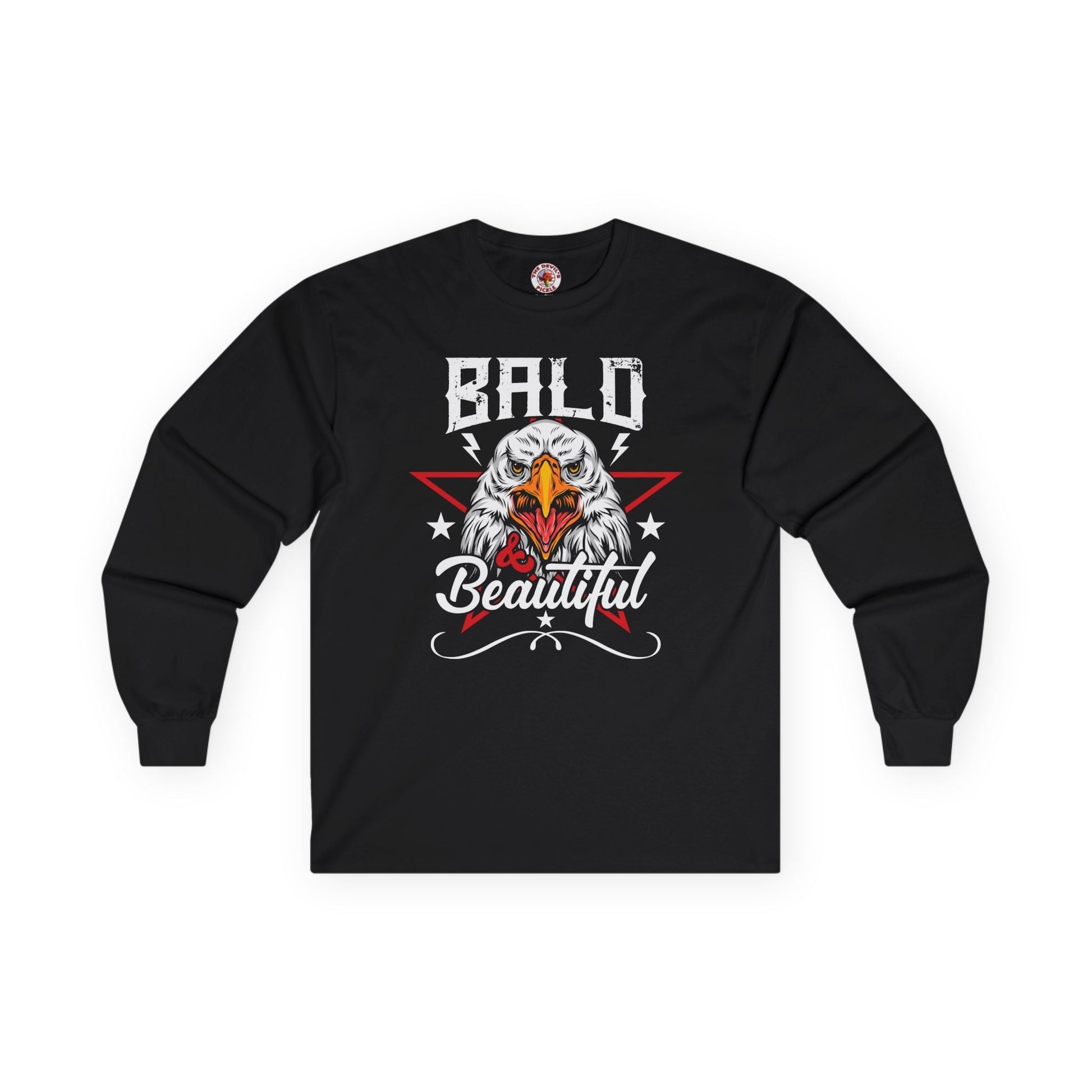 Bald And Beautiful Long Sleeve Tee The Devil's Pickle