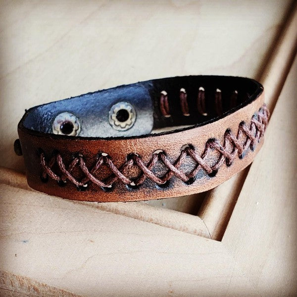 Dark Brown Vinatge Cuff X pattern Shop Style & More | Fresh Looks, Everyday Deals & Free Shipping