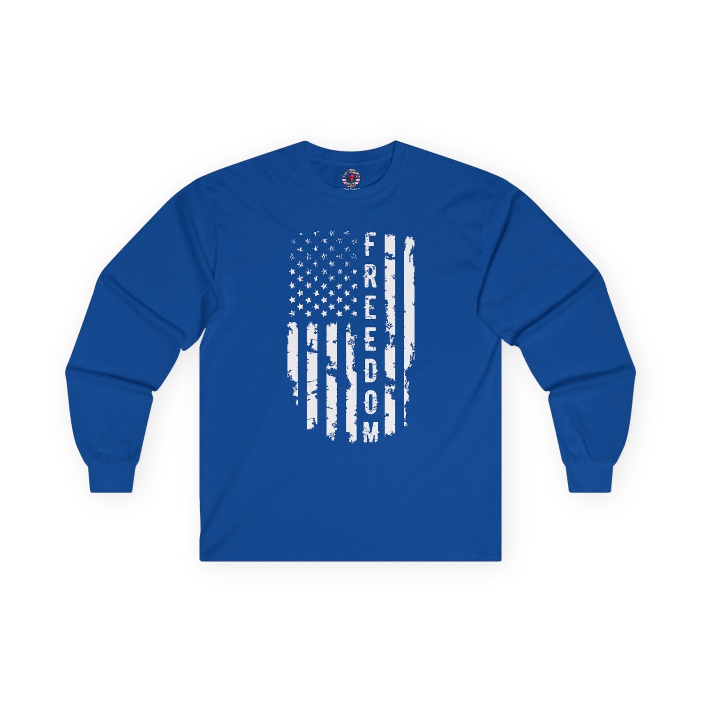 Freedom American Flag Long Sleeve Tee The Devil's Pickle