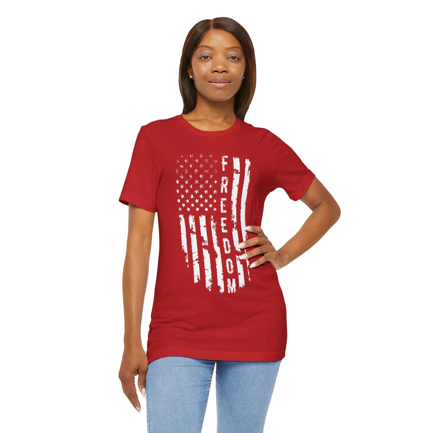 Freedom American Flag T-Shirt The Devil's Pickle
