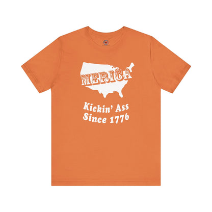 MERICA Kickin' Ass Since 1776 T-Shirt The Devil's Pickle