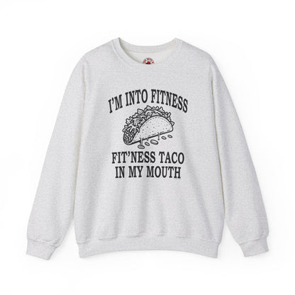 I'm Into Fitness Crewneck Sweatshirt The Devil's Pickle