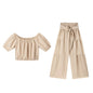 High-Waist Flared Pants & Top Two-Piece Set – 7 Colors, S–2XL FitiqueFit