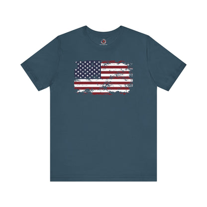 Vintage Style American Flag T-Shirt The Devil's Pickle