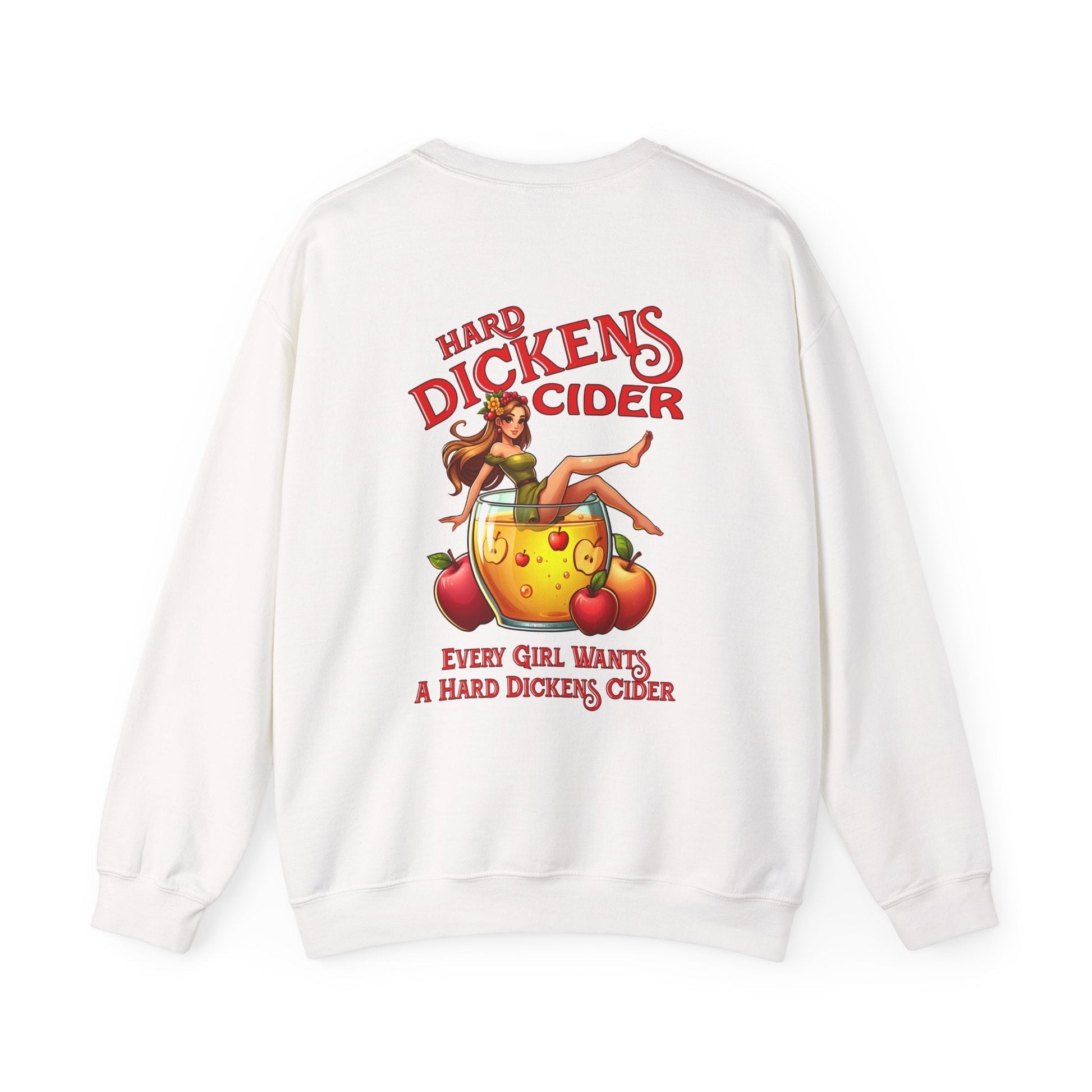 Hard Dickens Cider Front/Back Crewneck Sweatshirt The Devil's Pickle